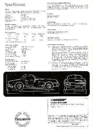 Triumph- Spitfire 1500 (Rückseite)